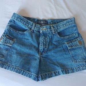 l.e.i Blue Jean Denim Shorts Side Pockets SALE